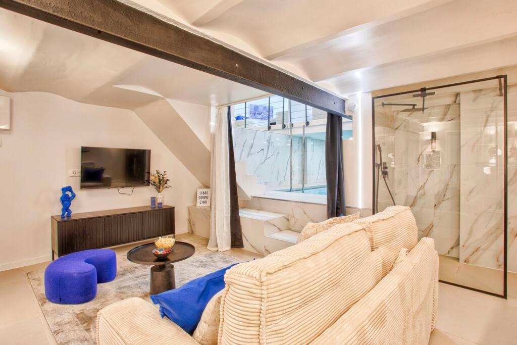 Deauville Luxury Blue Loft - Sauna And Inside Pool تروفيي سور مير المظهر الخارجي الصورة